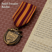 1940 Great Britain France Churchill Dunkirk Grand Withdrawal Medallion Dynamo Program Medal West Line Memorial Chapter