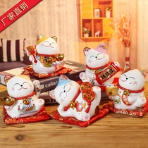Cat Pottery Ceramic Creative GiftsHome decoration Japanese Savings Can Living Room Store Open Rich Cat