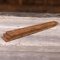 Chicken wing wood chopsticks Paint-free wax-free natural mahogany solid wood chopsticks anti-slip mildew creative 10 pairs family set