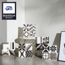 Nordic ins geometric black and white tiles 300x300 tile floor tiles parquet floor tiles antique tiles wall tiles kitchen