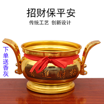 Buddhas pure copper alloy lace double ears