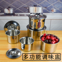 Deepening taste cup stainless steel Egg Bowl thickened condiments tank can be heated soup pot stew cup milk jar
