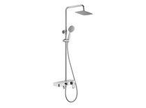 Carrie 21361T-CP Meredith Double shower shower column with shower column