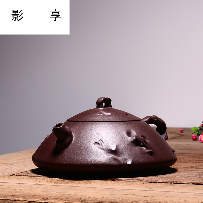 Shadow at yixing famous checking out little it undressed ore purple clay taihu stone gourd ladle suit HNYY the teapot