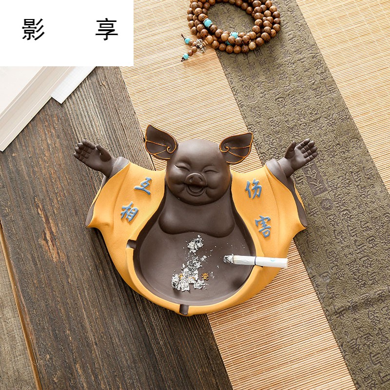 Shadow thousand "enjoy the tea taking spare parts change see colour sand ceramic ashtray home hotel office furnishing articles tea play pet CH