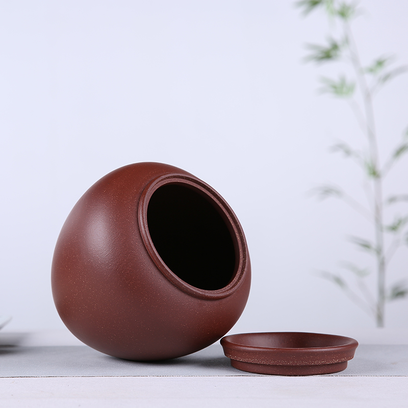 Shadow enjoy the tea pot of purple sand POTS packing box ceramic seal pot pu 'er tea POTS awake storage tanks JH