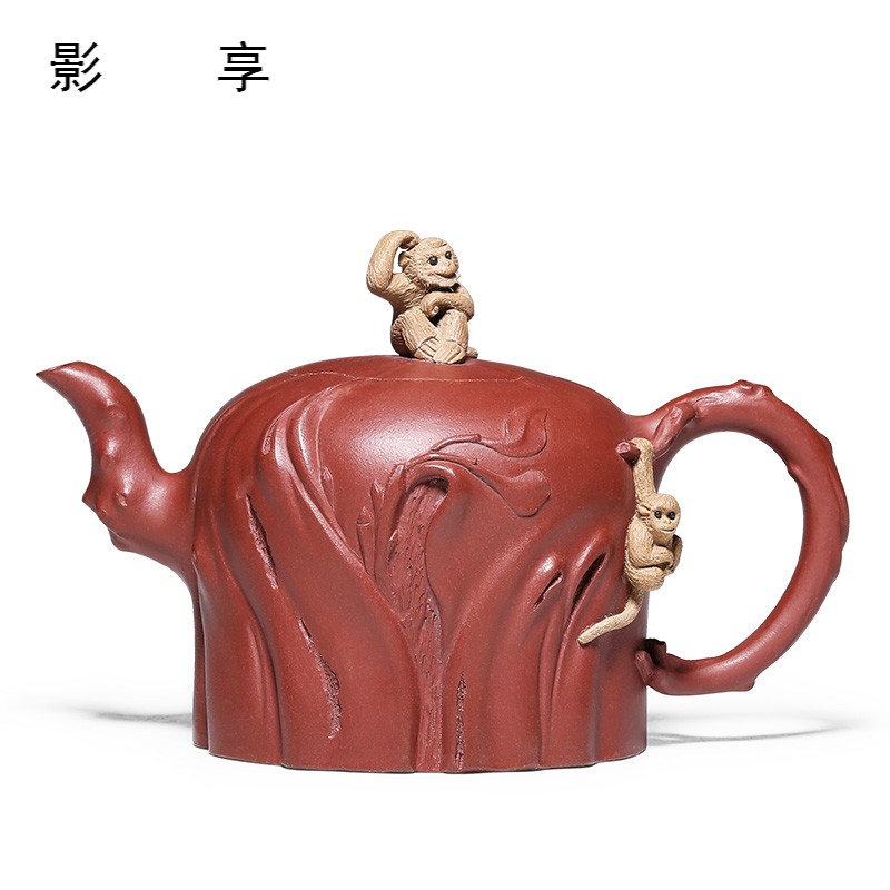 Shadow at yixing are it by pure manual undressed ore for the spring home of kung fu teapot tea kettle HM