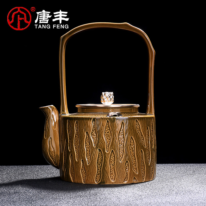 Shadow enjoy tea boiling tea ware ceramic teapot ceramic POTS electric TaoLu not hot kettle girder pot of TF