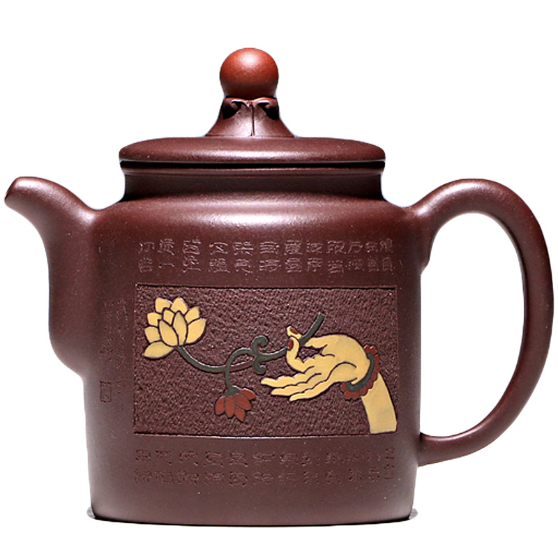 Yixing masters shadow enjoy 】 【 TaoJianChun sleeping all hand purple sand teapot tea purple mud 340 CCCT bergamot