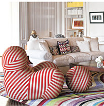 Zorro Customized Lazy Chair Italian Minimal Sofa Chair Creative Bubble Embroidery Ball Chair Living Room Designer