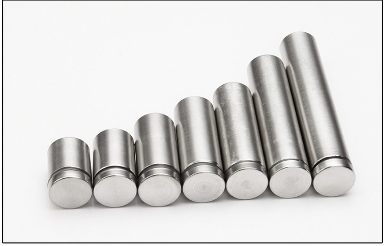 不锈钢广告螺丝盖帽广告钉装饰钉亚克力镜钉安装玻璃钉固定钉配件