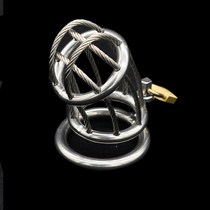 Prison bird metal CB6000s male penis lock jj set device with super trumpet bird cage CB3000