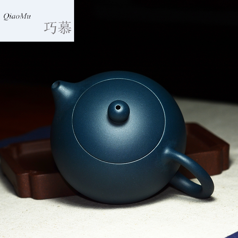 Qiao mu QD yixing it the teapot to play the ball hole of the republic of China green apple in pot famous Xiong Hai only tea by hand