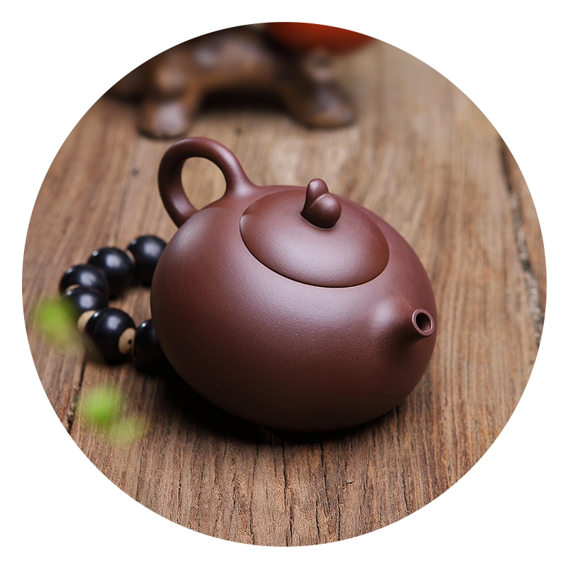 Qiao mu YH yixing it all pure hand undressed ore teapot creative shih purple clay pot of kung fu tea set