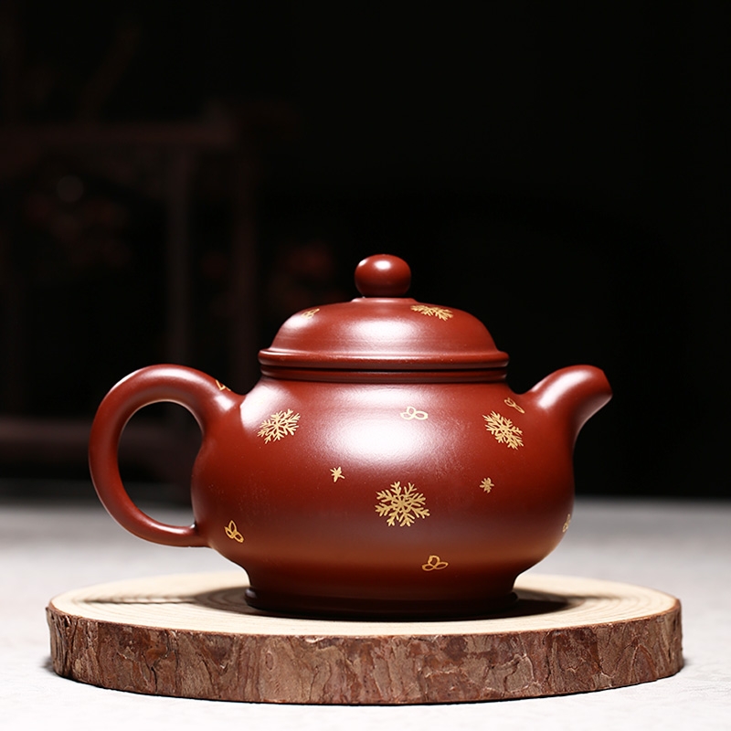 Qiao mu YM yixing undressed ore ceramic tea pot - famous pure checking pot of kung fu tea set dahongpao pot pan