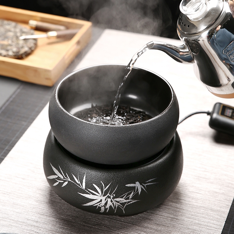 Qiao mu ceramic cooked this bowl is black tea white tea pu 'er TaoLu kung fu tea set home burn boiling kettle electric electricity