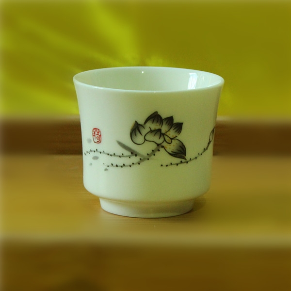 Qiao mu 70 ml glass celadon liquor cup a shot glass koubei creative household glass ceramic cup