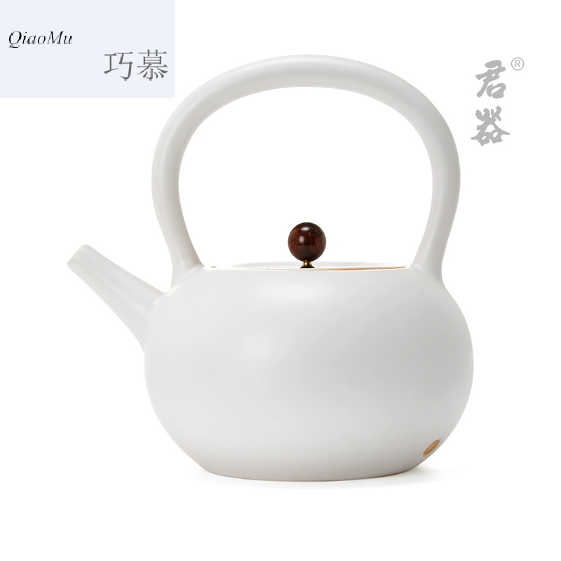 Qiao mu cooking five lines of coarse pottery teapot'm pot black tea electric household health pot, kettle boil tea exchanger with the ceramics