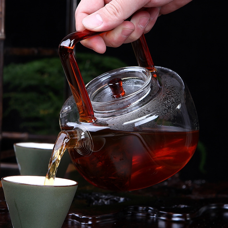 Qiao mu home health tea glass pot of kung fu tea set the boiled tea, the electric TaoLu tea scented tea kettle