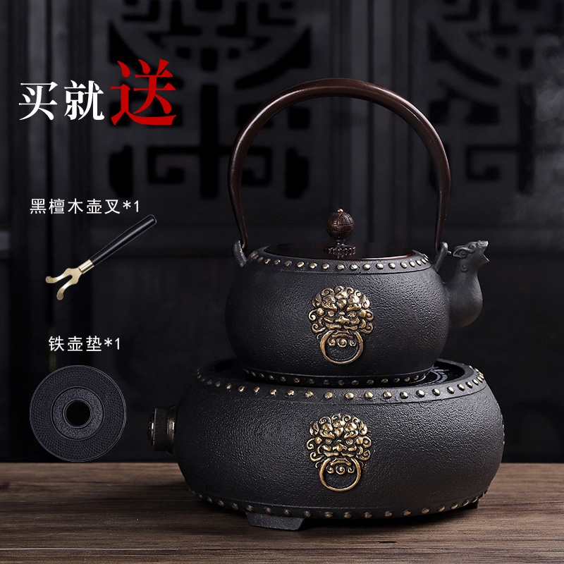 For electricity TaoLu cast iron pot boiling teapot household utensils suit teapot tea stove boiling pot of tea