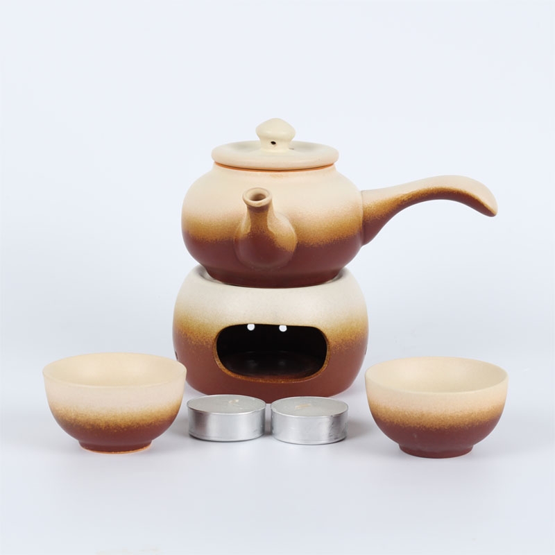 Qiao mu Japanese antique based cooking kettle temperature wine pot a pot of two cups of kung fu tea side to pot based ceramic