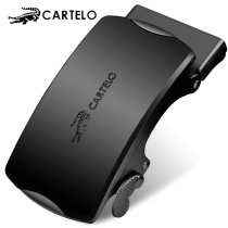 Cartiele crocodile leather head men's automatic buckle alloy waist head buckle pants belt buckle 3 5cm Korean version