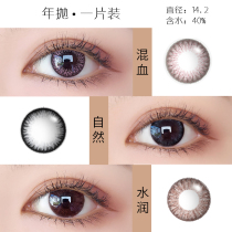 GEO South Korea original imported mixed-size diameter beauty pupil year throw color myopia contact lens 2 pieces KL