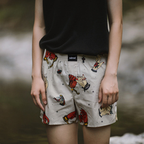 Devil hand subreef dark island couple cotton four corners shorts panties mens and womens home pants Aro pants pajamas large size