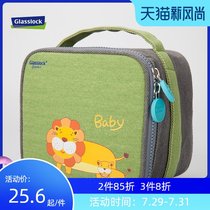 Glasslock Childrens lunch bag with rice bag Meal bag Insulation bag Refrigeration bag Primary school girl cute tote bag