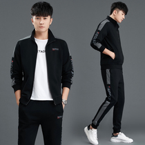 2021 new Jordan sports suit mens three sets of spring autumn season 361 Tide Cards Loose Casual Mens Coats