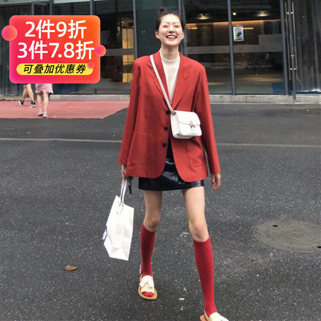 High stockings Korean version of the big red bowl black mites socks children INS network red with urinary people's leg socks High stockings Korean version of the big red bowl black mites socks children INS network red with urinary people's leg socks
