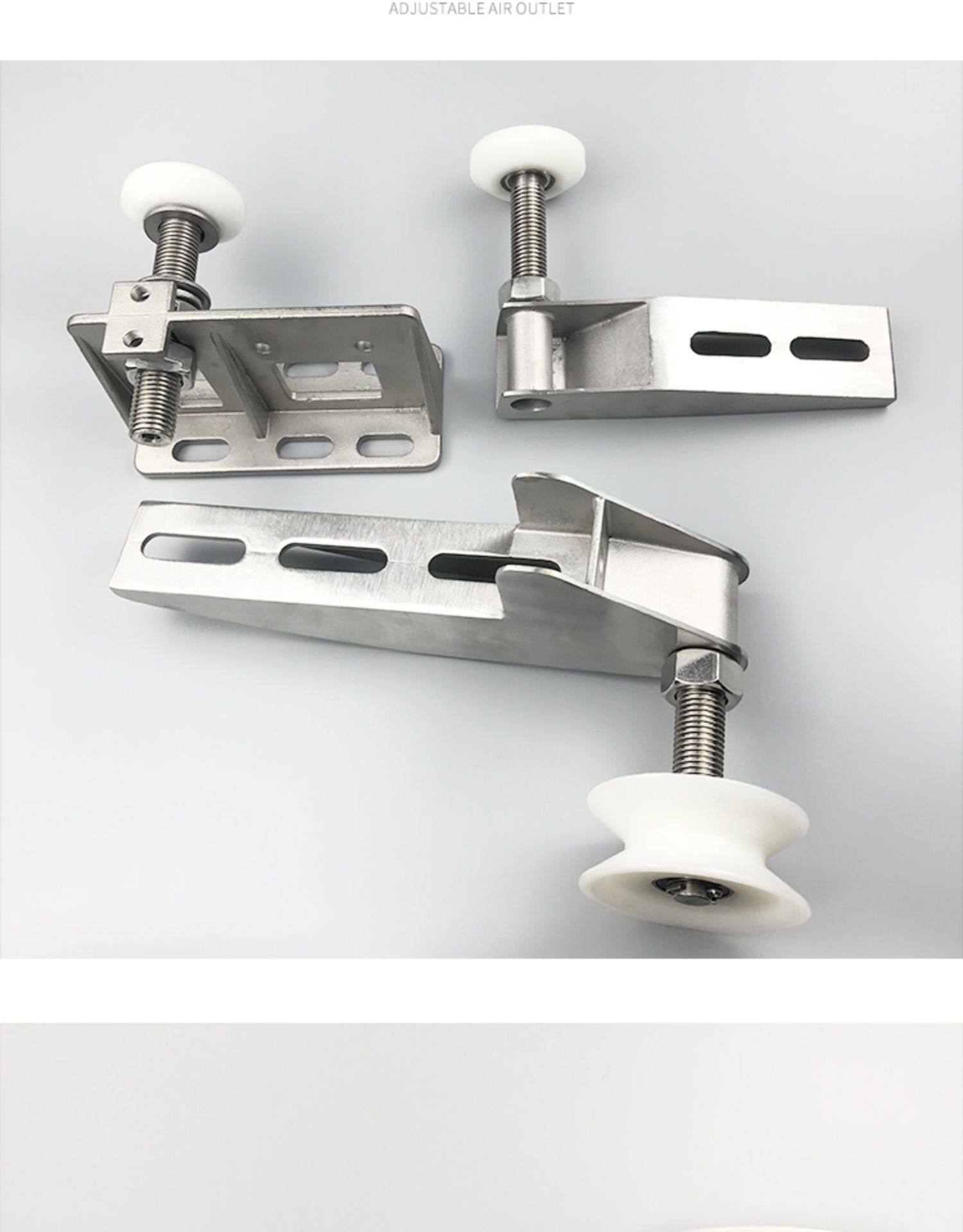 推拉门平移门轨道导轨电动滑轮冷库批发轻型上滑轨重型工业吊轮