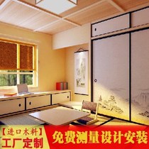 Shanghai Japanese tatami custom overall solid wood bedroom study balcony Childrens room and room Tatami bed custom