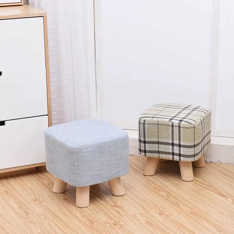 布艺沙发凳换鞋凳小方凳活动促销礼品定制广告logo20元左右礼品