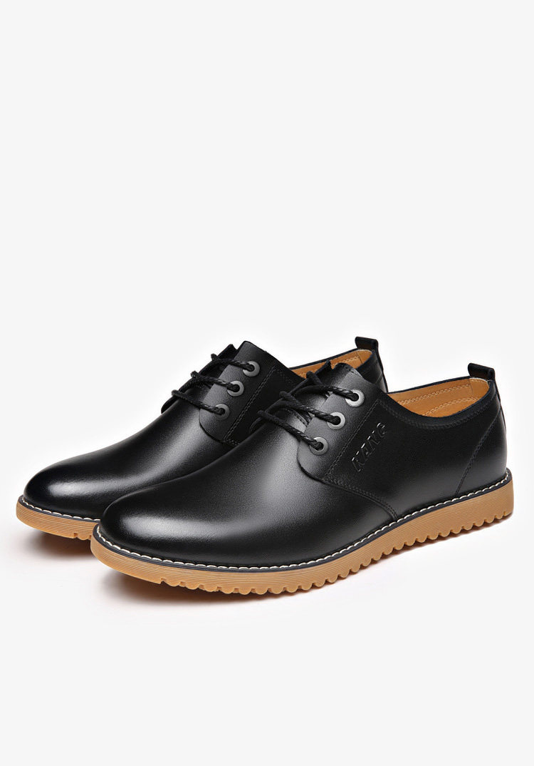 平价鞋子休闲男鞋真皮镂空透气新款英伦潮凉鞋春秋夏季平底皮鞋男