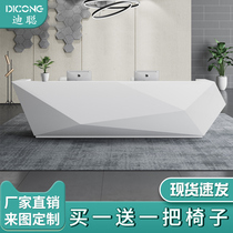 Dicong creative cashier beauty salon front desk reception desk Simple modern paint company consultation bar light