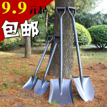 All steel shovel Vegetable shovel Big shovel Snow shovel Soil seed gardening Agricultural tools artifact Outdoor household