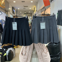 BAOLIN pleated skirt 2021 spring new Korean version of the anti-light A word high waist wild thin skirt 815