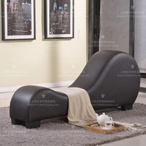 Modern post-sex single sex sofa black leather creative sofa single recliner bedroom nightlife seat