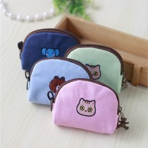 Zero Wallet Woman Small Wallet Mini Cute Korea Key Containing Money Cloth Art Canvas Bag student Loaded Coin Bag