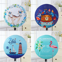 Cartoon electric fan cover cover dust cover floor type round all-inclusive dust cover household desktop electric fan cover