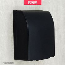 Black type 86 home improvement switch power outlet waterproof box panel bathroom waterproof splash-proof box clamshell protective cover