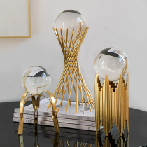Light Extravaganza Creative Water Crystal Ball Nordic Modern Home Living Room TV Cabinet Tabletop Decorations Xuan Guan Wine Cabinet Hem