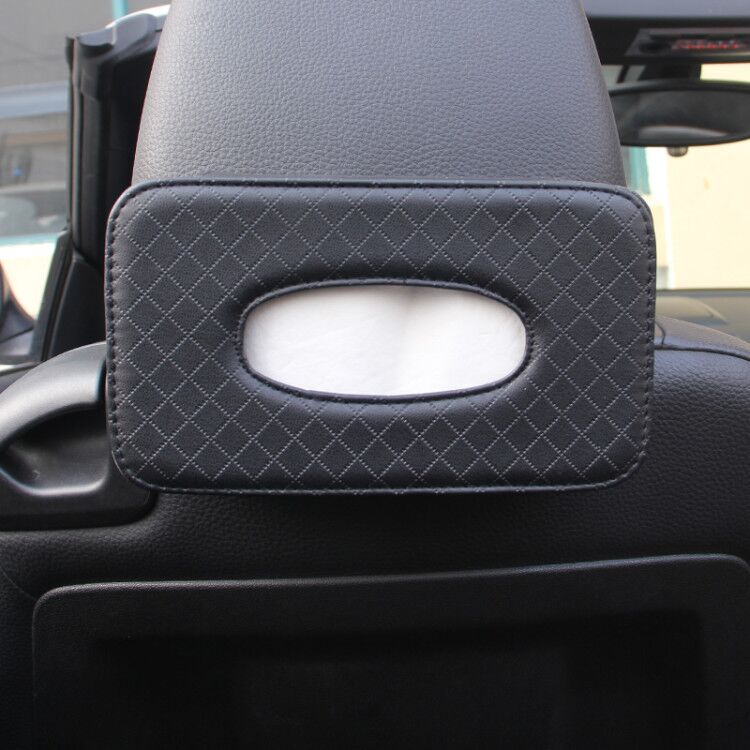 creative car armrest box, car tissue box, paper pumping sun visor, hanging napkin, multi-function pumping box