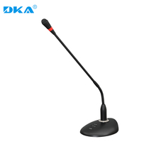 DKA Professional Wired Conference Microphone Desktop Conference Room Radio Speech Anchor Desktop Gooseneck Condenser Microphone