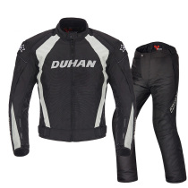 Duhan motorcycle riding suit Racing suit suit four seasons men and women motorcycle clothes with protective gear Winter warm equipment
