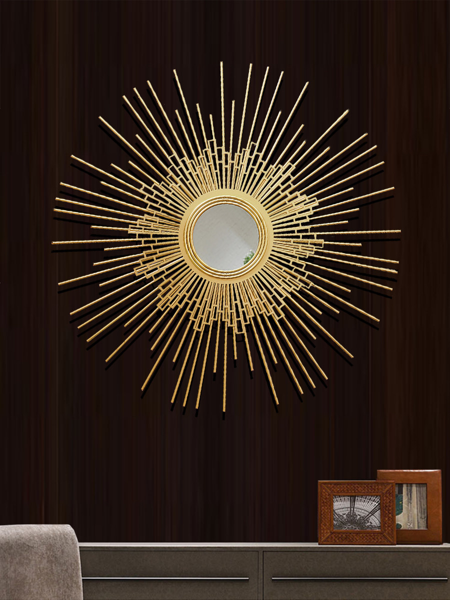 入户门玄关ins风墙饰金属壁挂轻奢餐厅背景墙装饰挂件