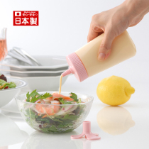 Japan imported kitchen hand-pressed squeeze sauce bottle Household plastic sauce bottle Honey jam bottle Salad sauce bottle