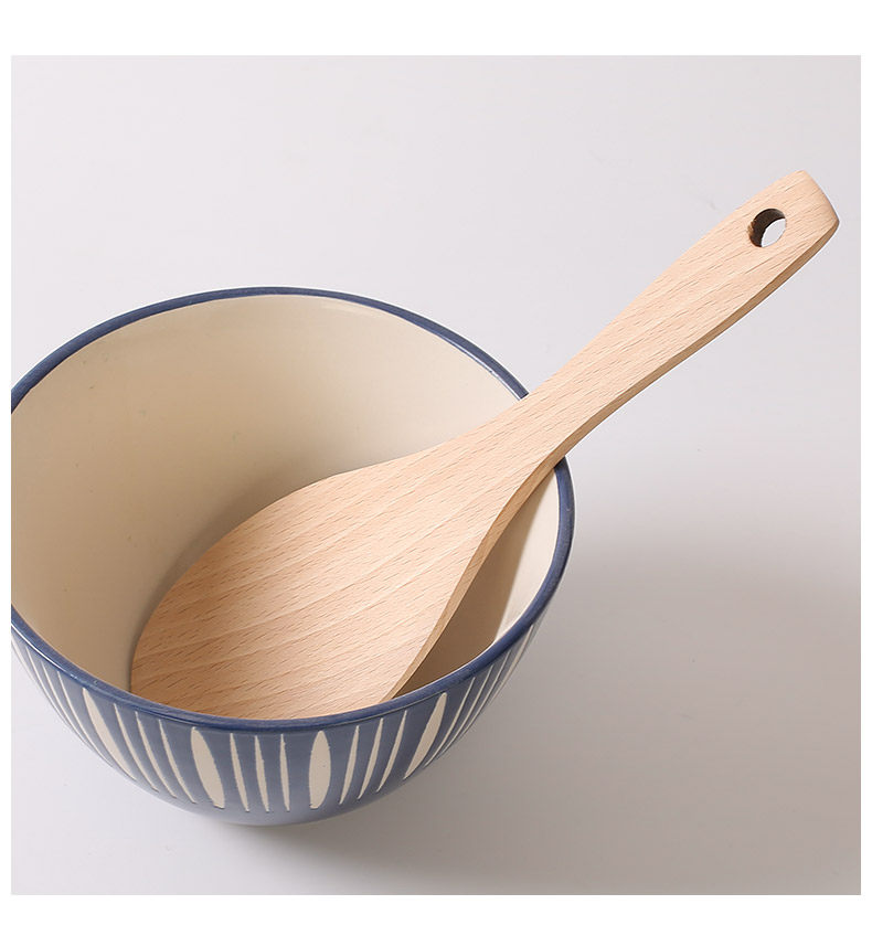 饭勺子不粘米饭 无漆家用米饭铲子榉木勺打饭勺木头电饭锅小饭勺
