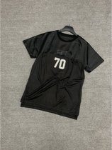 Breathable cool~foreign trade tail single summer mesh sports top mens loose and wild quick-drying short-sleeved T-shirt